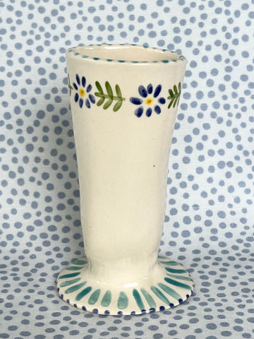 Vase * Bud Vase * Blue Flower Ring