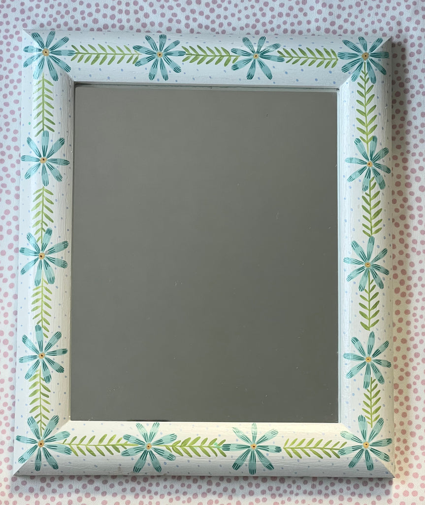 Wall Mirrors * Turquoise Daisy